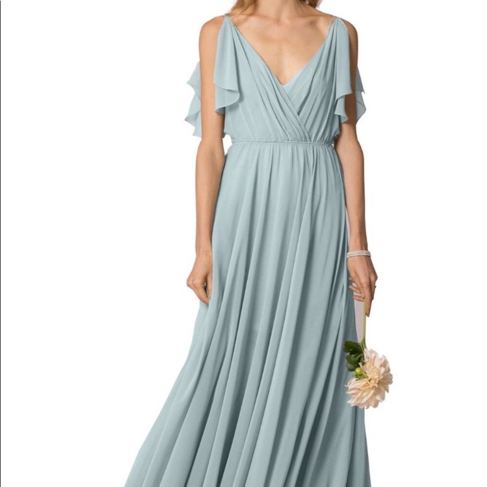 JENNY YOO Cassie Dress in Ciel Blue (size 4)